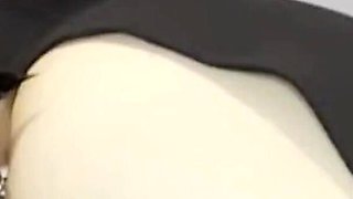 Fucking a Young Student in Her Tight Ass, Spreading Her Anus with Her Anal Tail