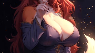 hot furry girls with big boobs relax video (Ai models)