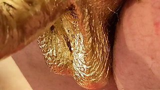 Gold penis with gold Balls