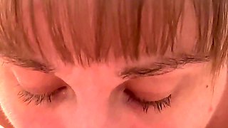 Mature Amateur Sucking the Cum Out of Her Friends Cock and Swallowing!