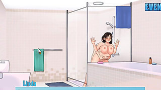 House Chores - Beta 0.15.1 Part 41 Linda Shower and Bed Sex by Loveskysan