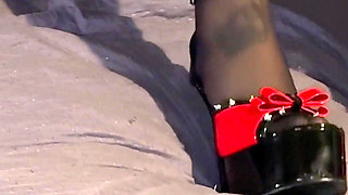 I Turn Him on with Heels on His Cock and He Fucks Me Missionary