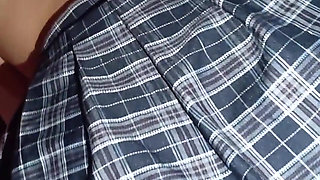 Schoolgirl Full Video Runs Out of School with Her Best Friend and They Make Love