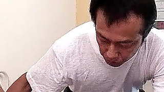 Step father fucks skinny asian teen in hairy pussy