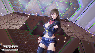 MMD CHUNG HA - Algorithm Tifa Hot Kpop Dance Final Fantasy Uncensored 4K 60FPS
