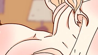 Accidentally Stuck His Finger in Her Pussy, Slapping Her Panties! Revenge Girl Hentai Cartoon Parody!