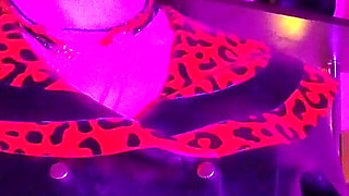 Red Rubber Fetish Femdom Latex Mistress Fetish BDSM Strap Heels Dominatrix