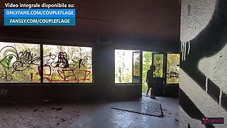 Public Risky Sex: Redhead Amateur Fucked Hard by Stranger in Outdoor Voyeur Scene