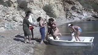 Sahin K Has Sex on the Beach Next to His Friends