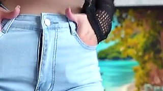 Jeans Face Sitting POV! Perfect Ass Jeans Try on Haul