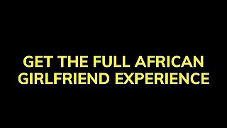 Hot African GF Intense Anal POV Experience