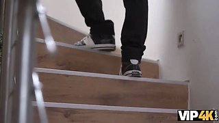 Vip4k. cleaning is over because meaty cock penetrates jiggly vagina of Monique Woods
