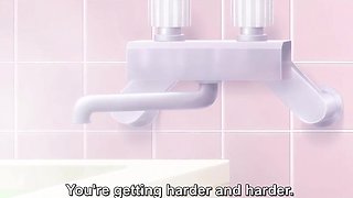 Taking a bath with sassy babes is peak experience for a thick cock