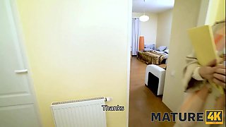 Mature4k. tasty mature woman with dyed hair has nothing against rapid xxx