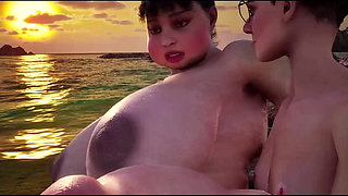 Tons of Butt and Tits Fat Slut Beach Fat Ass Mexican Girl Bananita