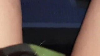 I Watch My Girlfriend Pee in a Public Toilet and Masturbate