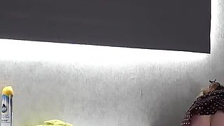Peeping on Step-mom Doing Housework