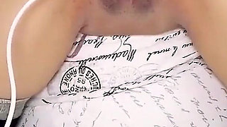 Ccap Ceci Plays with an Enema and Receives Milk in the Ass