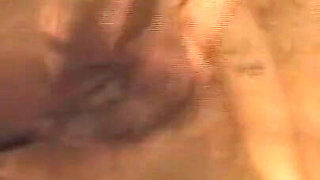 Beautiful MILF with Shaved Pussy Fucked and Cummed in Mouth by Two Huge Vintage Cocks