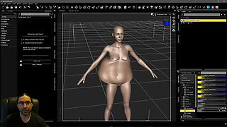 Building the Leticia Scene Body Morphing Part 2 (Blender based)