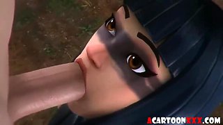 3d Toon Vidz: 3d Babe Sucks Dick And Fucks Xxx With Car Toon