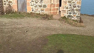 Big Squirt in an Abandoned House