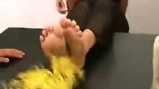 Tickling lessons: Milf, Latina  Fetish Porn