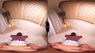 Glamour asian temptress hot VR scene
