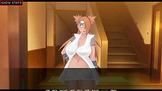 Naruto characters, sarada training, cartoni animati per adulti