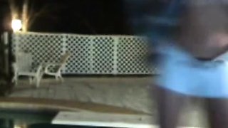 Slutty amateur blonde smoking and jerking dick