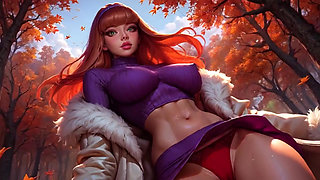 Daphne Blake From Scooby-Doo Perfect Cameltoe Pussy and Dance JOI AI