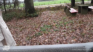 Hot German Blonde Gets Fucked in Public