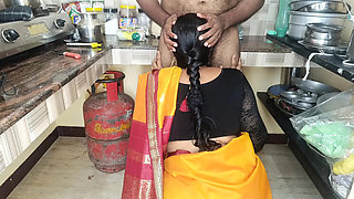 Indian Housewife Kitchen Sex - Hot Desi Aunty Hardcore Role Play