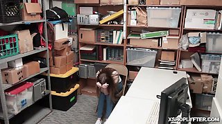 Lp officer inserting Summer Brooks pussy