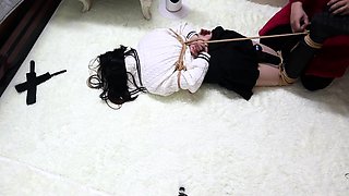chinese cute girl bondage