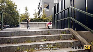 Hunt4k. uber-sexy brazilian lady was lounging on my car, then i fucked her decently