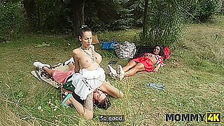 Mature Brunette Valentina Rubs Her Huge Tits On The Long Italian Cock In Public - Valentina Sierra