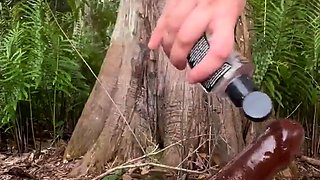 Anal addicted MILF pleasuring herself with big toys outdoors
