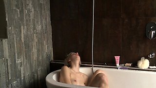 Great Big Boobs On Masturbating Redhead