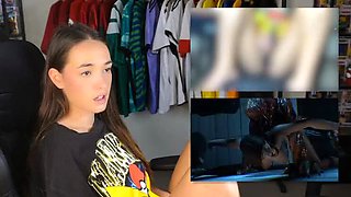 Hot Brunette Solo Masturbation - Nightmare Code Valentine Hentai Reaction