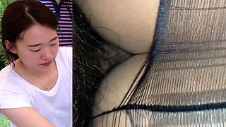 Yi Yuna Pantyhose Doggy Fuck and Cum