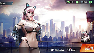 Lust Goddess game play, Nurse sucking captains big dick
