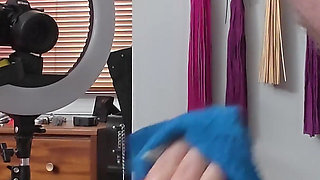 Locktober Cleaning for His Chastity Cage