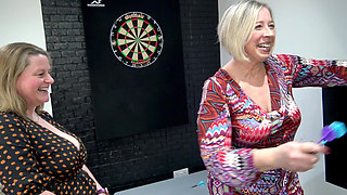 Strip Darts Fuck Threesome