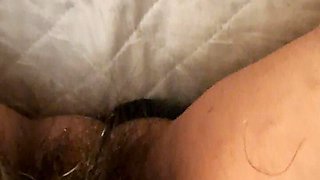 The Fat Pussy of a Very Hairy Mature MILF
