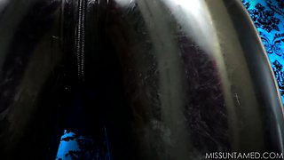 Cute curly brunette solo webcam masturbation
