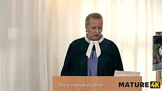 Watch how mature brunette Lilian Black cheats on her husband with a hung young stud!