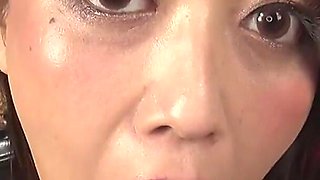Kiwako Oikawa Licks and Talks Dirty in POV - Slow, Sticky Strokes of Spit Until Your Face Disappears.