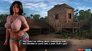 I Showed off to a Stranger on the Beach, Masturbating