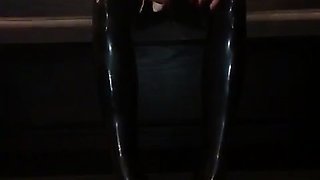 Amateur striptease and Solo masturbation